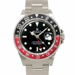 ROLEX GMT MASTER II 16710 SERIAL A DATE BLACK DIAL MENS WATCH 90261420