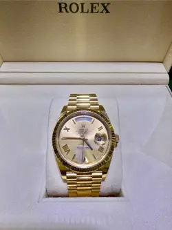 ROLEX DAY-DATE 40 228238 CHAMPAGNE ROMAN DIAL YELLOW GOLD PRESIDENTIAL 2017 SET