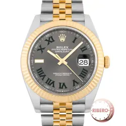 ROLEX DATEJUST 41 126333 WATCHES STAINLESS STEEL/YG MENS FREE SHIPPING
