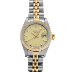 ROLEX DATEJUST 69173 CHAMPAGNE MOSAIC WATCH 683681