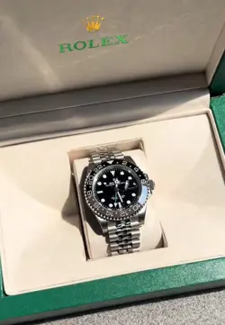 ROLEX GMT-MASTER II 126720VTNR SILVER JUBILEE BRACELET WITH BLACK