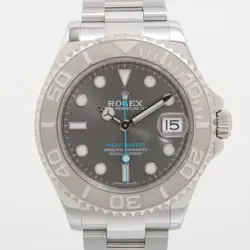 ROLEX YACHT‑MASTER 268622 PT×SS SS AT SLATE DIAL