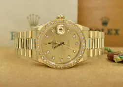 ROLEX DATEJUST 31MM 68278 DIAMOND DIAL 1991 WITH BOX AND PAPERS