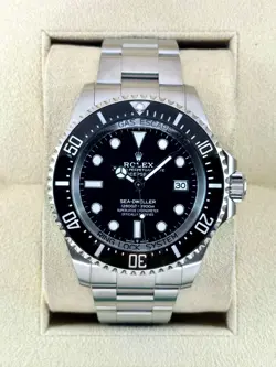 2023 ROLEX DEEPSEA 44MM 136660 STAINLESS STEEL BLACK DIAL