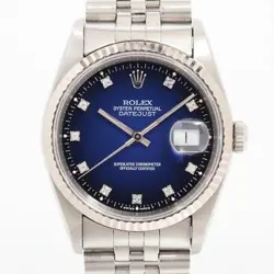 ROLEX DATEJUST 16234G SS×WG AT BLUE GRADIENT DIAL 3 EXTRA LINKS