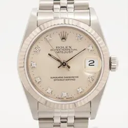 ROLEX DATEJUST 68274 SS×WG AT SILVER-FACE 3 EXTRA LINKS