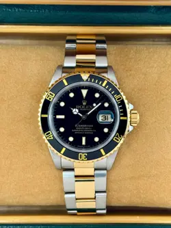 1991 ROLEX SUBMARINER 40MM 16613LN TWO-TONE BLACK DIAL
