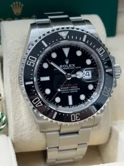 ROLEX RED SEA DWELLER 126600 BLACK CERAMIC STAINLESS STEEL BOX PAPER