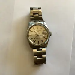 ROLEX MEN’S DATE S/S 1501 SILVER DIAL 1978