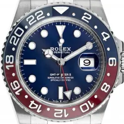 ROLEX GMT-MASTER II 18K WHITE GOLD 