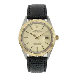ROLEX DATEJUST TURN-O-GRAPH GOLD & STEEL CHAMPAGNE DIAL 36MM AUTOMATIC MENS 1625