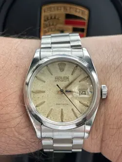 ROLEX 6694 CHANGED MOVEMENT SWISS AS MANUAL NO BRAND STRAP *READ INFO *DHL SHIP