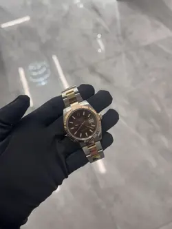 ROLEX DATEJUST 126331 2022 ROSEGOLD OYSTER BRACELET WITH ROSEGOLD FLUTED BEZEL
