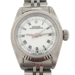 LADY ROLEX 24MM STAINLESS STEEL OYSTER PERPETUAL AUTOMATIC REF. 67194