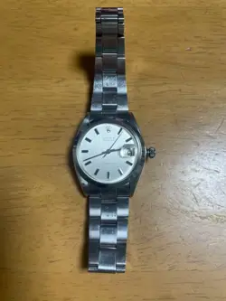 ROLEX OYSTERDATE PRECISION VINTAGE ANTIQUE SILVER DIAL HAND WINDING WRISTWATCH