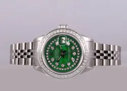 DIAMOND BEZEL GREEN