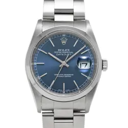 ROLEX DATEJUST 16200 BLUE WATCH 684305