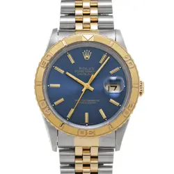 ROLEX DATEJUST THUNDERBIRD 16263 BLUE WATCH 681370