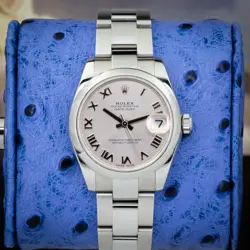ROLEX DATEJUST 31 178240 PINK ROMAN DIAL MID 2020 STAINLESS STEEL WARRANTY CARD