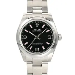 ROLEX OYSTER PERPETUAL 177200 BLACK CASE SIZE 31MM - USED WATCH #81107