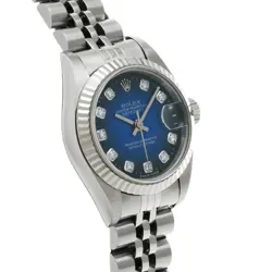 ROLEX 79174G Blue Case Size 26×26mm Band Size 16cm Used Watch #81137