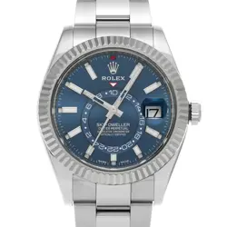 ROLEX SKY-DWELLER 326934 BLUE CASE SIZE 42×42MM MEN'S USED WATCH #8157