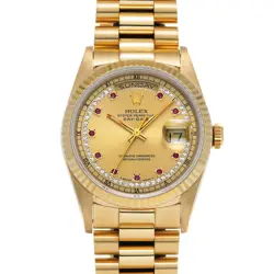 ROLEX DAY DATE 18238LR CASE SIZE 36×36MM MEN'S USED WATCH #8107