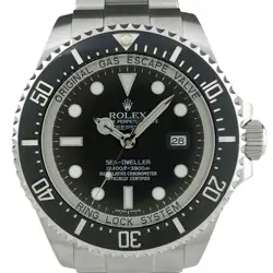 ROLEX SEA-DWELLER 116660 BLACK CASE SIZE 44MM MEN'S USED WATCH #8187