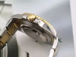 Nice Condition - 18k Bluesy - Rolex Submariner 116613LB - Fully Linked