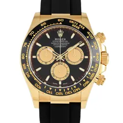 ROLEX DAYTONA BLACK AND CHAMPAGNE DIAL WATCH 126518LN
