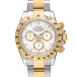 ROLEX COSMOGRAPH DAYTONA 116523 WHITE CASE SIZE 39×39MM MEN'S USED WATCH #8137