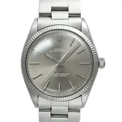 ROLEX OYSTER PERPETUAL 1005 BROWN CASE SIZE 34MM X 34MM MEN'S USED WATCH #8167