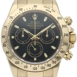 ROLEX COSMOGRAPH DAYTONA WATCH ROULETTE 116528(M) 18K YELLOW GOLD MENSWATCH ...