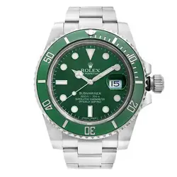 ROLEX SUBMARINER DATE HULK STEEL CERAMIC GREEN DIAL MEN WATCH 116610LV