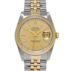 ROLEX DATEJUST 16233 CASE SIZE 36×36MM MEN'S USED WATCH #821457