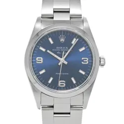 ROLEX AIR KING 14,000 BLUE CASE SIZE 34×34MM MEN'S USED WATCH #8207