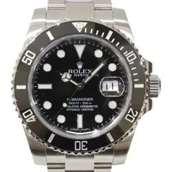 ROLEX SUBMARINER DATE 116610LN BLACK CASE SIZE 40MM MEN'S USED WATCH #82247