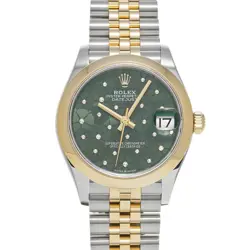 ROLEX DATEJUST 31 278243 GREEN CASE SIZE 31×31MM UNISEX USED WATCH #8117
