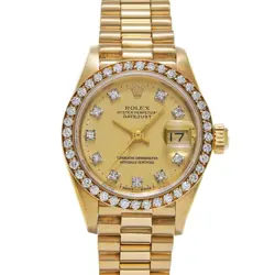 ROLEX DATEJUST 69138G CASE SIZE 26×26MM LADIES USED WATCH #8147