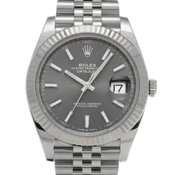 ROLEX DATEJUST 41 126334 GRAY CASE SIZE 41×41MM MEN'S USED WATCH #81207