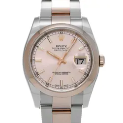 ROLEX DATEJUST 116201 PINK CASE SIZE 36×36MM MEN'S USED WATCH #8127