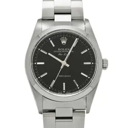 ROLEX AIR KING 14,000 BLACK CASE SIZE 34×34MM MEN'S USED WATCH #8307