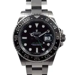 ROLEX GMT-MASTER 2 116710LN BLACK CASE SIZE 40MM USED WATCH #81137