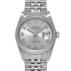 ROLEX DATEJUST 16234 SILVER WATCH 683664
