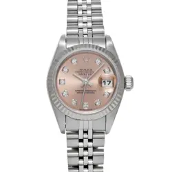 ROLEX DATEJUST 79174G PINK/DIAMOND WATCH 683676