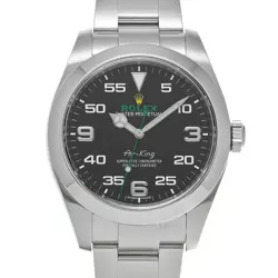 ROLEX AIR-KING 116900 BLACK WATCH 684732