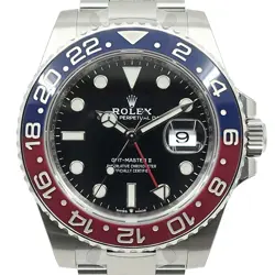 ROLEX GMT-MASTER 2 126710BLRO BLACK MEN'S USED WATCH #8607