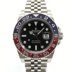 ROLEX GMT-MASTER 2 126710BLRO BLACK MEN'S USED WATCH #8307