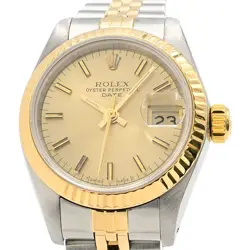 ROLEX DATEJUST NO. 8 (CIRCA 1984) 69173 GOLD LADIES USED WATCH #89547