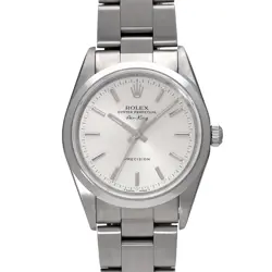 ROLEX AIR-KING 14000 SILVER WATCH 680850